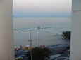 Ein Blick aus unserem Hotelfenster auf die Copycabana