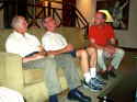Tobi, Armando und Ulli im Hotel