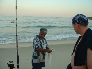 Brasilien Am Strand von Copacabana