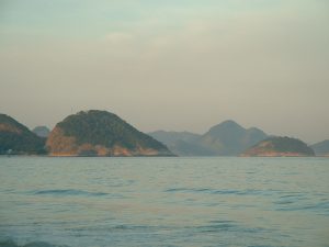 Brasilien Am Strand von Copacabana