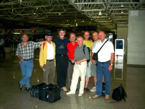 Brasilien Abschied im Flughafen von Rio