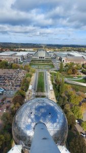 Blick vom Atomium