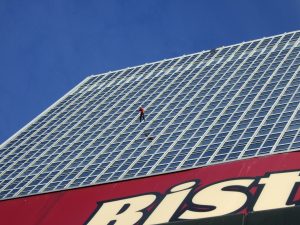 Er hat keine Höhenangst