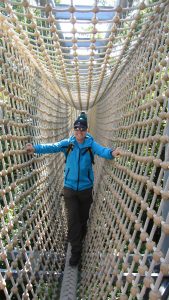 Der Baumwipfelpfad im Nationalparkzentrum Thiensburg