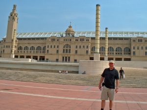 Ulli vor dem Olympiastadion