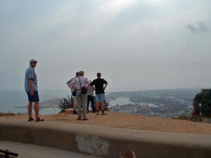 MEN DRUP auf dem Castell de Montjuï