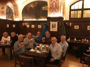 Im Auerbachs Keller in Leipzig: Hubert, Ulli, Werner, Theo Martin und HubertH