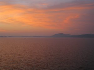 Sonnenuntergang bei Ischia