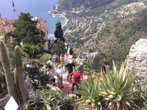 Blick auf die Côte d’Azur vom Nitscheweg in Ezé