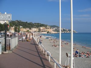 Der Strand von Nizza