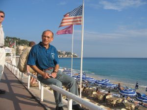 Martin am Strand von Nizza