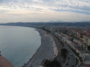 Sonnenuntergag über Nizza