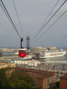 Die Seilbahn vom Olympiagelände zum Hafen