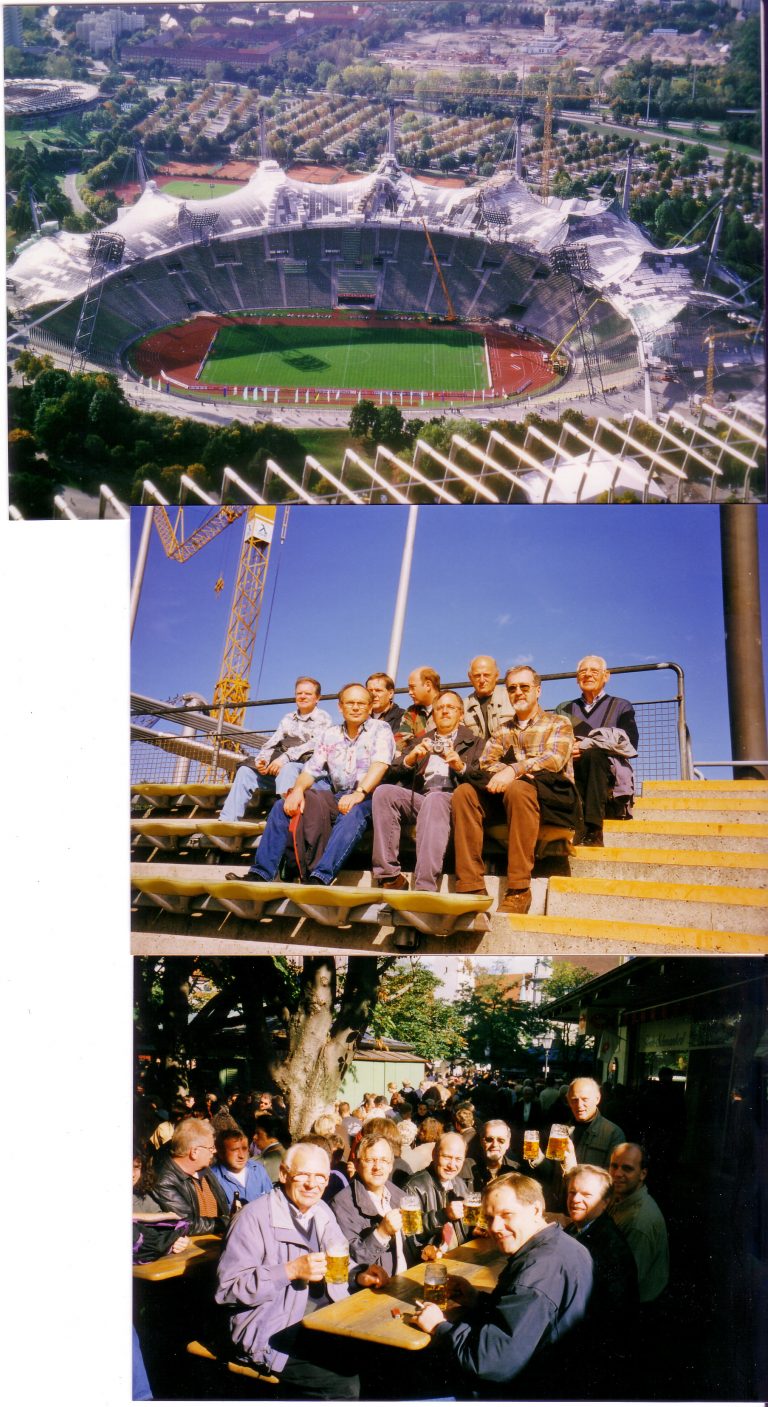 Im Olympiastadion und am Viktualienmarkt.